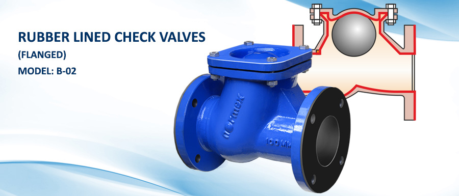 Rubber Lined Check Valves